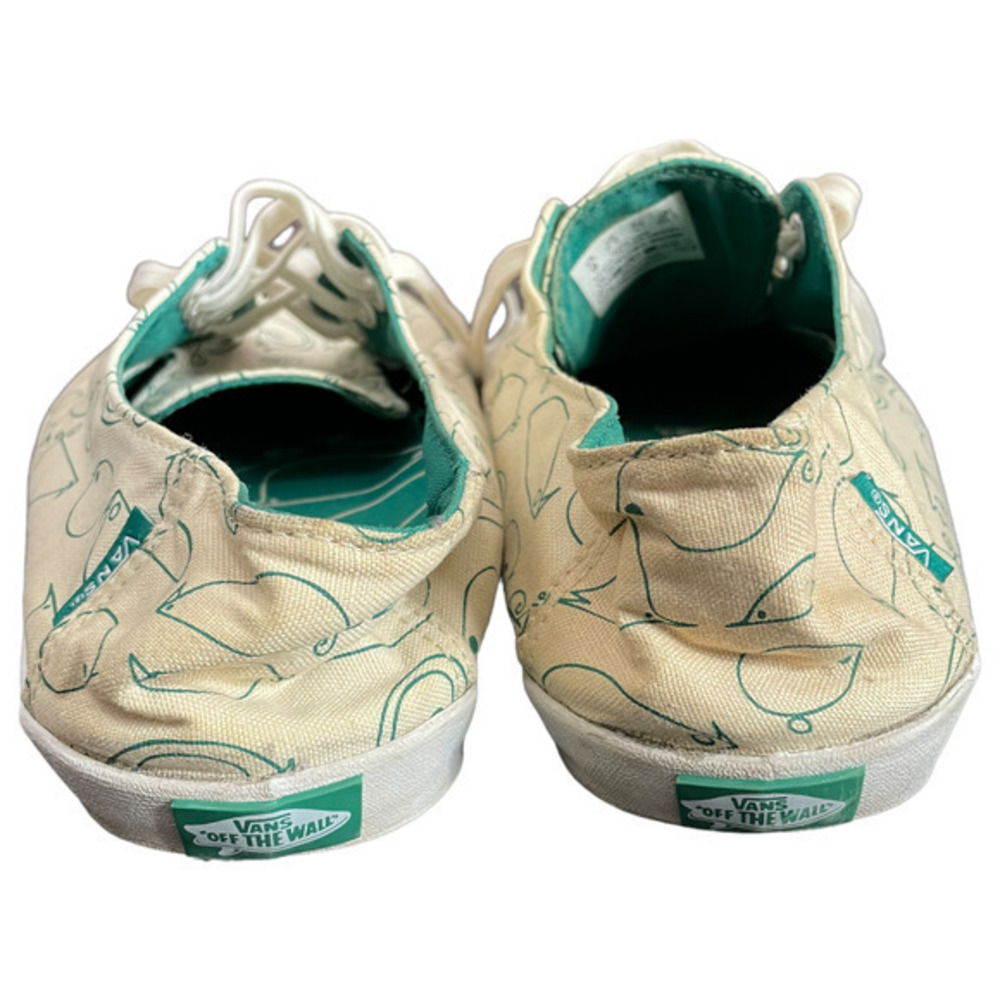 Vans Cream with birds and snails size 9 - Picture 3 of 6